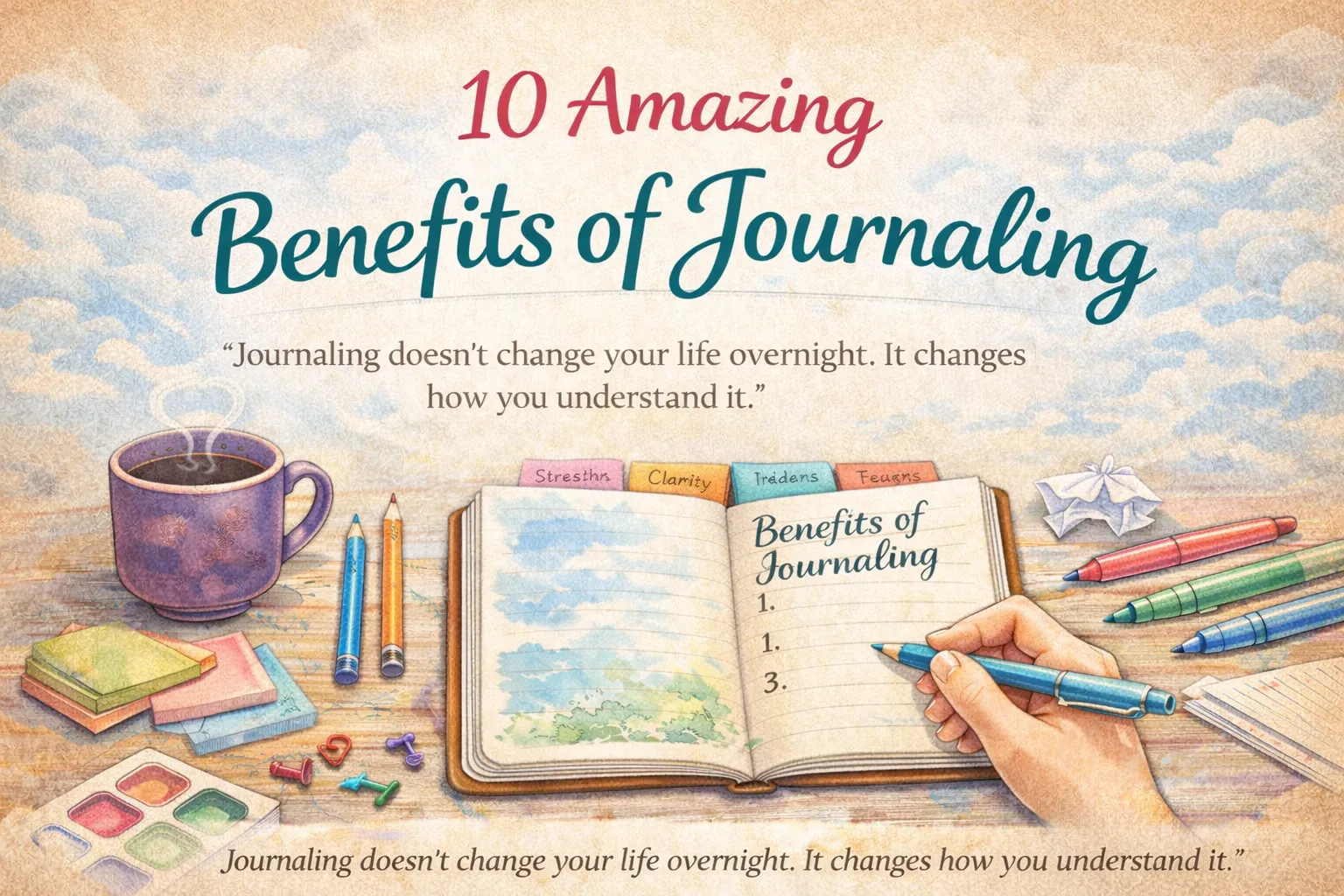 10 Amazing Benefits of Journaling