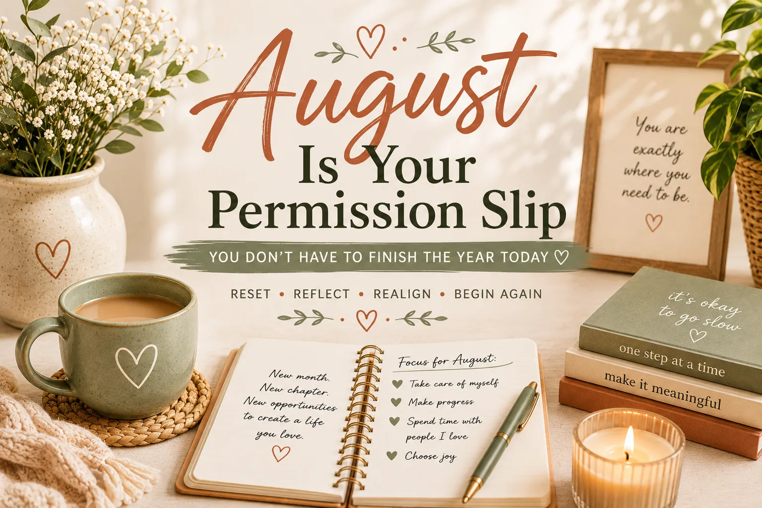 August Reset: You Don’t Have to Finish the Year Today